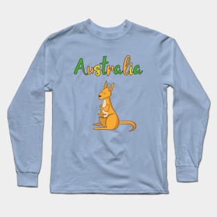 Australia Kangaroo Travel Long Sleeve T-Shirt